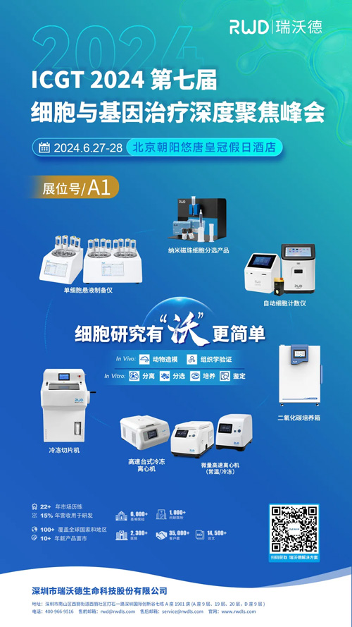 必威官方首页官网betway邀您共赴ICGT 2024第七届细胞与基因治疗深度聚焦峰会
