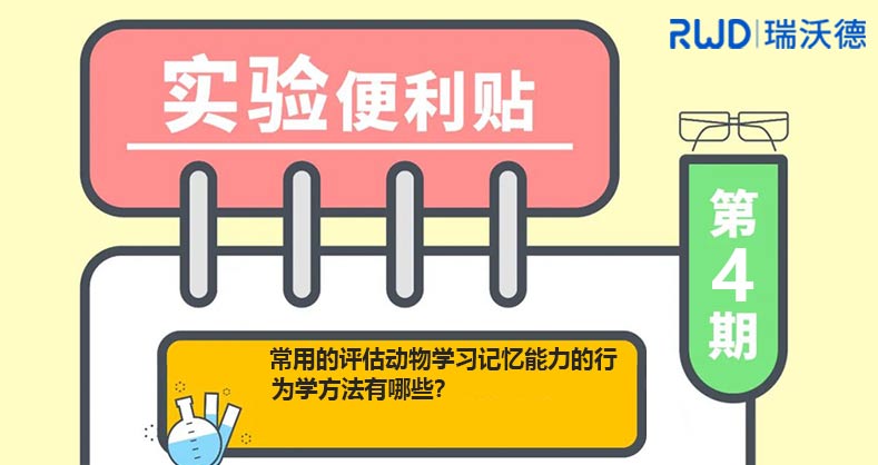 常用的评估动物学习记忆能力的行为学方法有哪些？