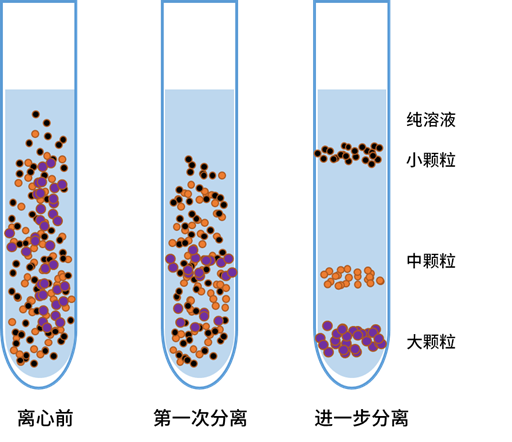 差速离心示意图